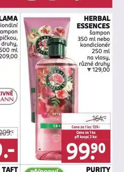 Rossmann Herbal essences šampon, kondicioner nabídka