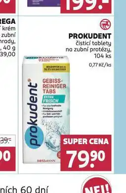 Rossmann Prokudent čistící tablety na zubní protézy nabídka