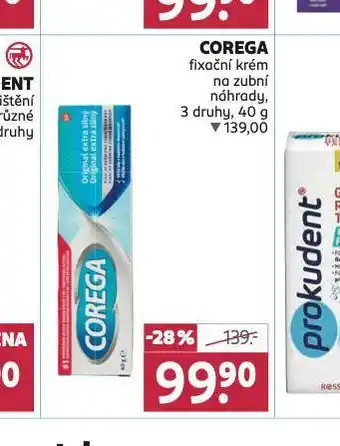 Rossmann Corega fixační krém nabídka