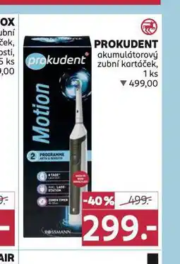 Rossmann Prokudent akumulátorový zubní kartáček nabídka