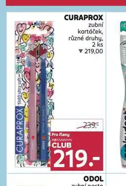 Rossmann Curaprox zubní kartáček nabídka