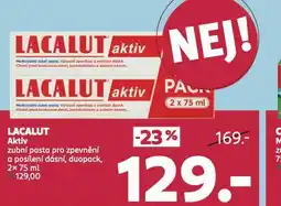 Rossmann Lacalut aktiv zubní pasta nabídka