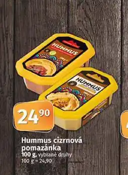 Coop Hummus cizrnová pomazánka nabídka
