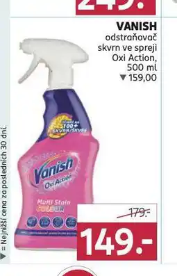 Rossmann Vanish odstraňovač skvrn ve spreji nabídka