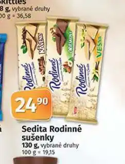 Coop Sedita rodinné sušenky nabídka