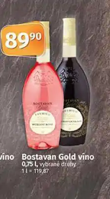 Coop Bostavan gold víno nabídka