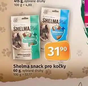 Coop Shelma snack pro kočky nabídka