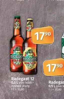 Coop Pivo radegast 12 nabídka