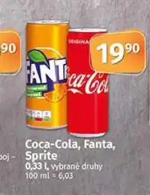 Coop Coca cola, fanta, sprite nabídka