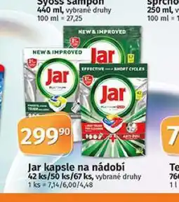 Coop Jar kapsle na nádobí nabídka