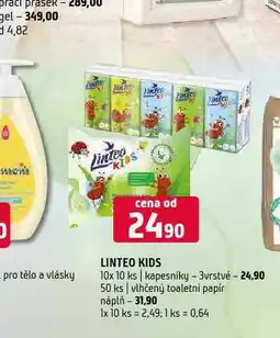 Linteo papírové kapesníky