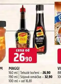 Terno Maggi tekuté koření nabídka