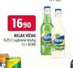 Terno Relax víčko nabídka