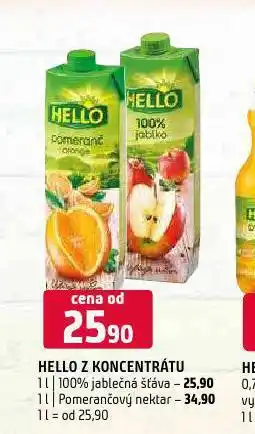 Terno Hello z koncentrátu nabídka