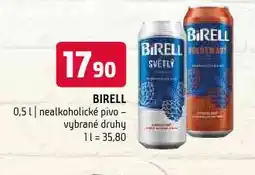 Terno Birell nealkoholické pivo nabídka