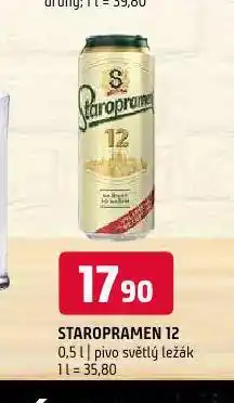 Terno Pivo staropramen nabídka