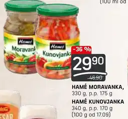 Flop HAMÉ MORAVANKA nabídka