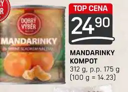 Flop MANDARINKY KOMPOT nabídka