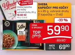 Flop SHEBA KAPSIČKY PRO KOČKY nabídka