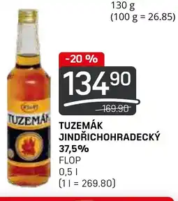 Flop TUZEMÁK JINDŘICHOHRADECKÝ 37,5% nabídka