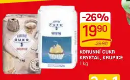 Flop KORUNNÍ CUKR KRYSTAL, KRUPICE 1 kg nabídka