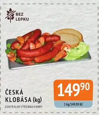 Coop hb ČESKÁ KLOBÁSA (kg) nabídka