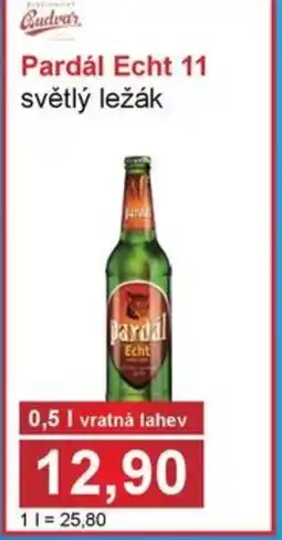 Pardál Echt 11 světlý ležák 0.5L