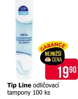 Teta Tip Line odličovací tampony 100 ks nabídka