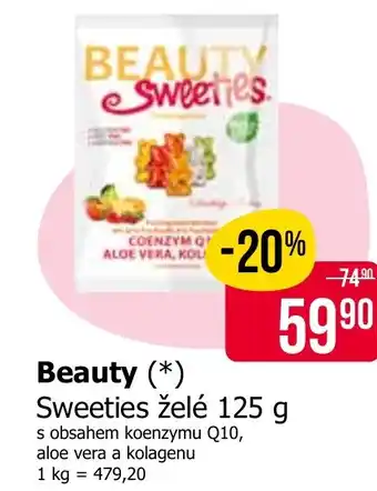 Teta Beauty Sweeties želé 125 g nabídka