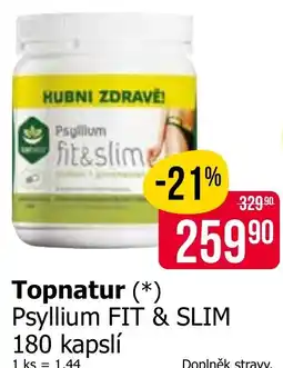 Teta Topnatur Psyllium FIT & SLIM 180 kapslí nabídka