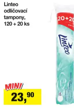 Šlak Linteo odličovací tampony, 120 + 20 ks nabídka