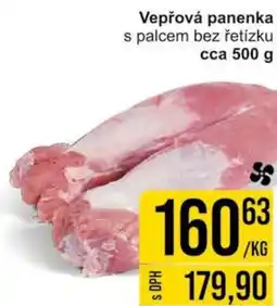 Jip Vepřová panenka s palcem bez řetízku cca 500 g nabídka