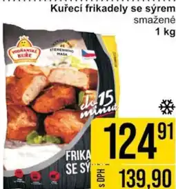 Jip Kuřecí frikadely se sýrem smažené nabídka