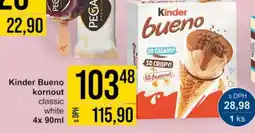 Kinder Bueno kornout