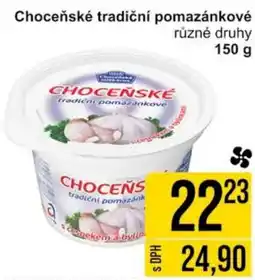 Jip Choceňské tradiční pomazánkové nabídka