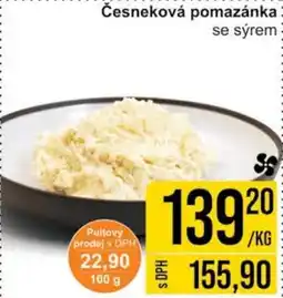 Jip Česneková pomazánka nabídka