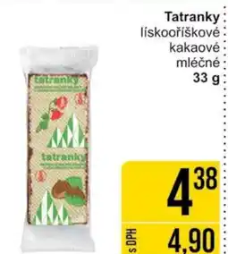 Jip Tatranky lískooříškové kakaové mléčné nabídka