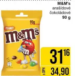 Jip M&M's arašídové čokoládové nabídka