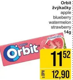 Jip Orbit žvýkačky nabídka