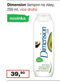 Ráj drogerie Dimension šampon na vlasy, 250 ml nabídka
