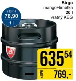 Jip Birgo mango+limetka 20 L nabídka