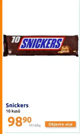 Action Snickers nabídka
