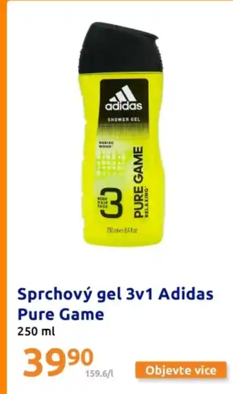 Action Sprchový gel 3v1 Adidas Pure Game nabídka