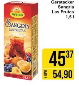 Jip Gerstacker Sangria Las Frutas 1,5L nabídka