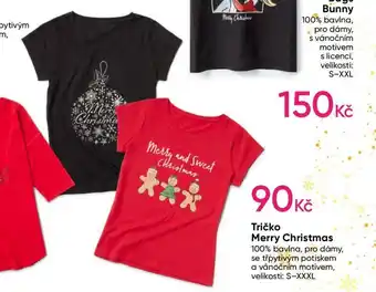 Pepco Tričko Merry Christmas nabídka