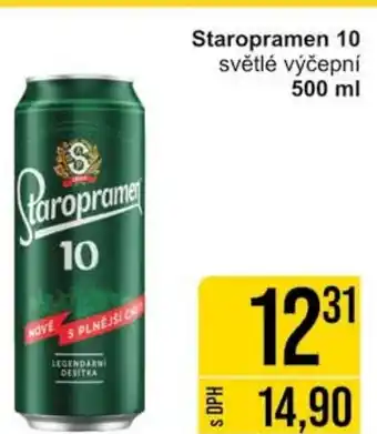 Jip Staropramen 10 světlé výčepní 500 ml nabídka