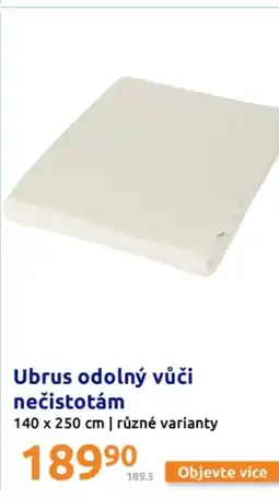 Action Ubrus odolný vůči nečistotám nabídka