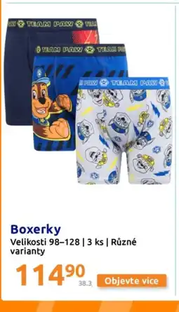 Action Boxerky nabídka