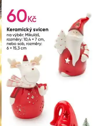 Keramický svícen