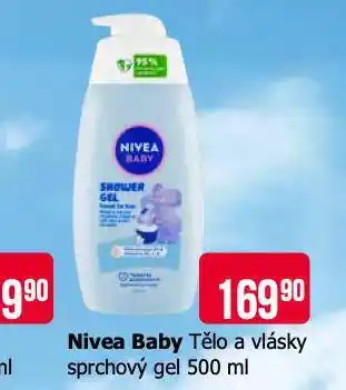 Teta Nivea baby tělo a vlásky sprchový gel nabídka